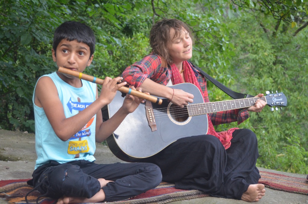 Flute and Guitar Harmony